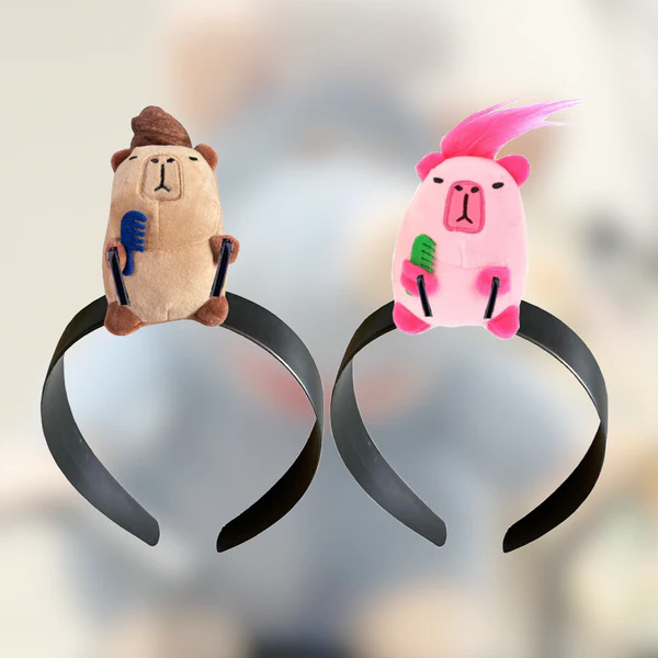 RICPIND Funny HairGrab Capybara Hairband - Image 9