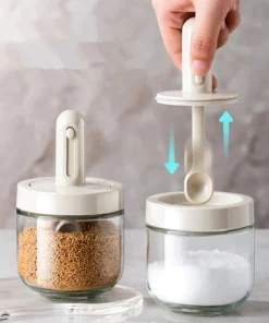 Retractable Spoon Seasoning Bottle
