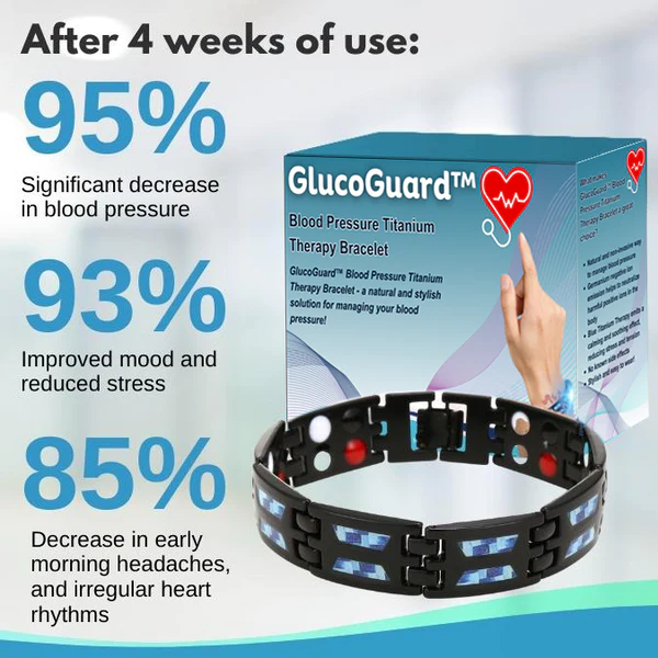 HealthGuard™ Blood Pressure Titanium Therapy Bracelet - Image 3