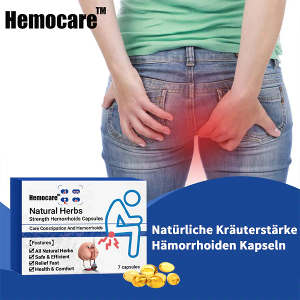 Hemocare™ Pflanzliche Stärke Hämorrhoiden-Kapseln