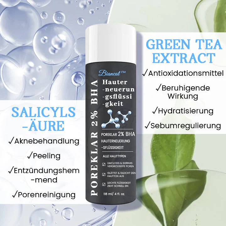 Biancat™ PoreClear 2% BHA Hauterneuerungsflüssigkeit - Image 2