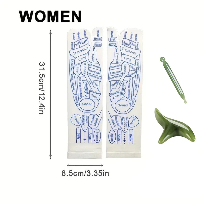 Reflexology Socks with Trigger Point Massage Tool - Image 4