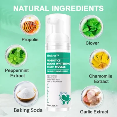 Hudros™ Herbal Brightening Oral Repair Mousse - Image 2