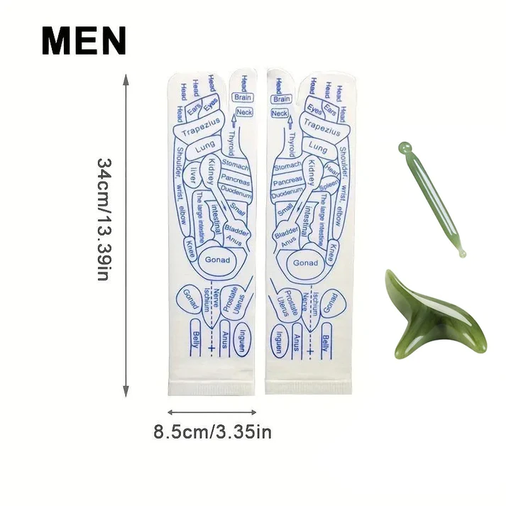 Reflexology Socks with Trigger Point Massage Tool - Image 3