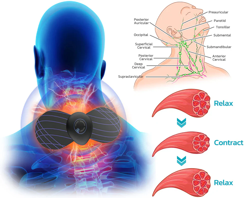 PAROWU TENS Spine Nerve Massager - Image 7