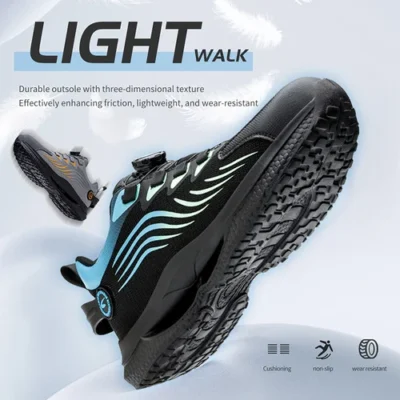 Mens Smash and Stab Resistant Work Safety Shoes - Image 3