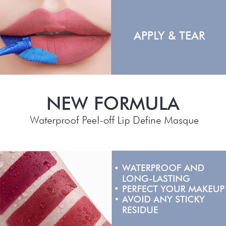 Oveallgo™ Stain N Go PRO Peel-off Lip Define Masque - Image 5