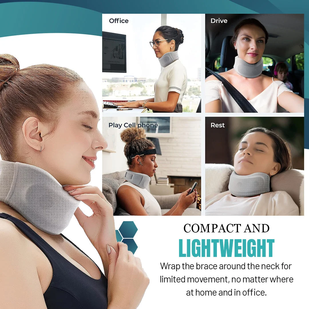 Adjustable Neck Support Brace - Relieves Neck Pain and Spine Pressure - Image 6