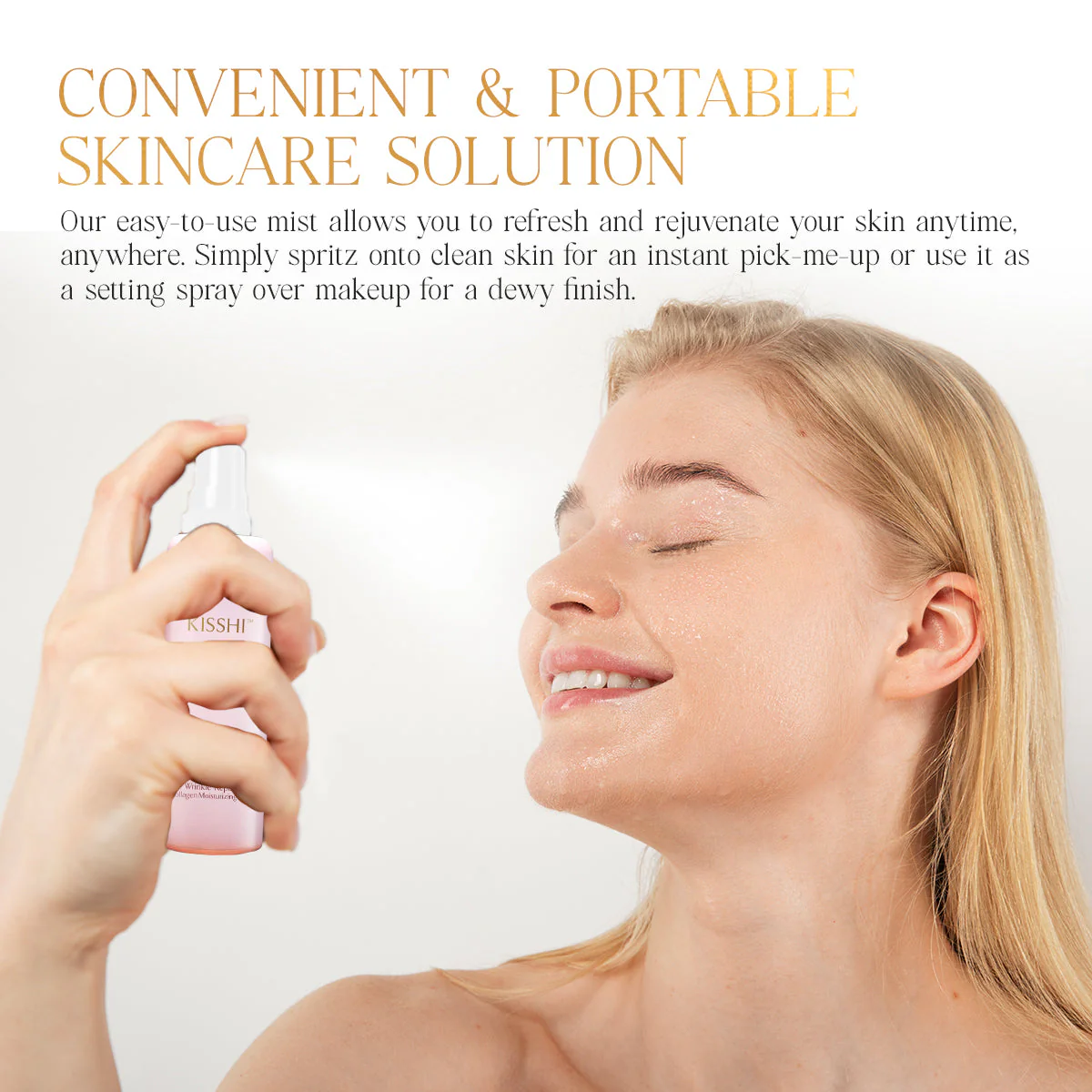 KISSHI™ Wrinkle Repair Collagen Moisturizing Mist - Image 2