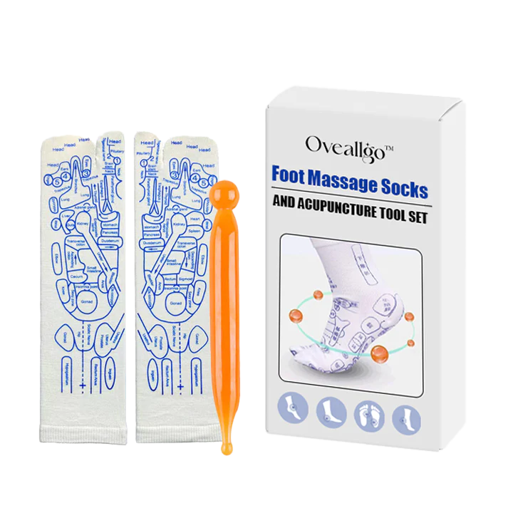 Oveallgo™ Foot Massage Socks and Acupuncture Tool Set