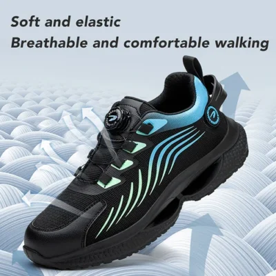 Mens Smash and Stab Resistant Work Safety Shoes - Image 11