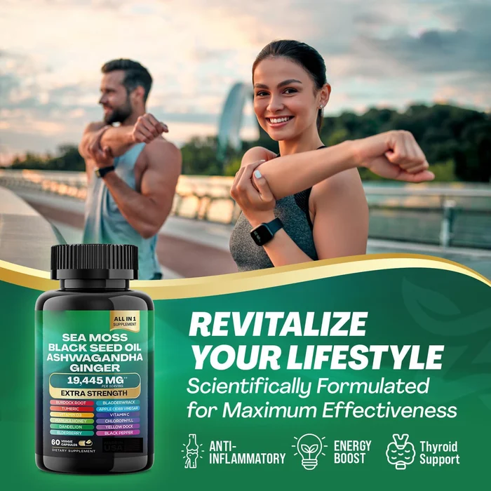 Vitality Harvest Blend Sea Moss Capsules - Image 3