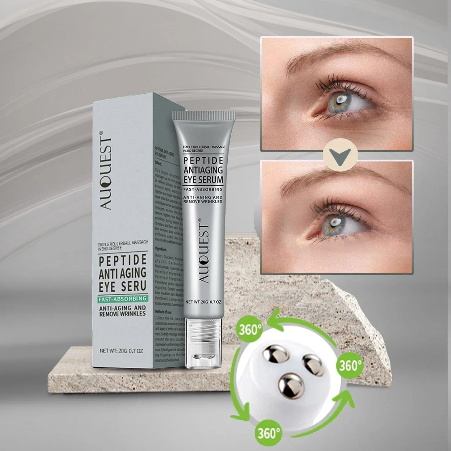 1+1 FREE | Auquest® | Treatment Hydrating Essence Eye Cream - Image 5