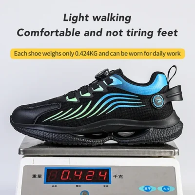 Mens Smash and Stab Resistant Work Safety Shoes - Image 7