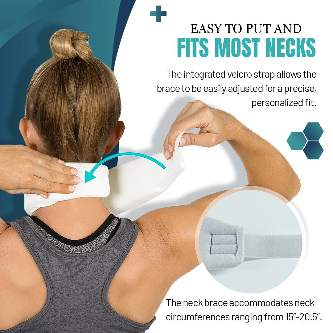 Adjustable Neck Support Brace - Relieves Neck Pain and Spine Pressure - Image 5