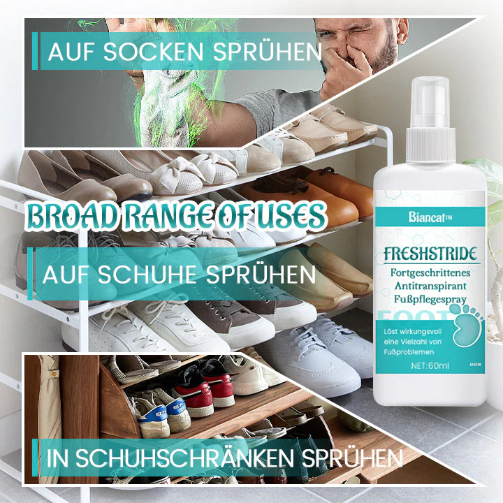 Biancat™ FreshStride Fortschrittliches Antitranspirant Fußpflegespray - Image 8