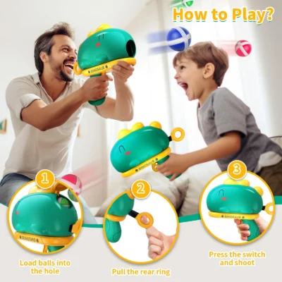 Dinosaur™ Sticky Ball Shooting Game - Image 6