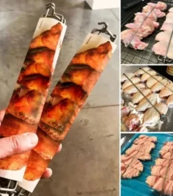 Wing Rails make it easier to grill your chicken wings