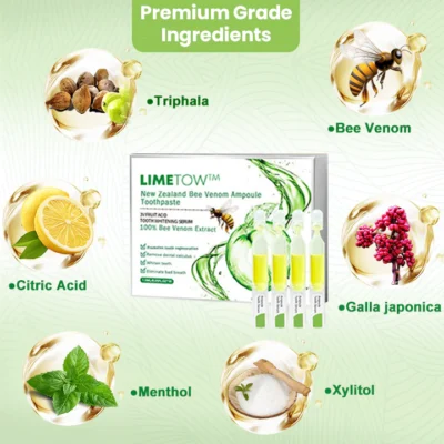 LIMETOW™ FreshPlus Bee Venom Ampoule Toothpaste - Image 7
