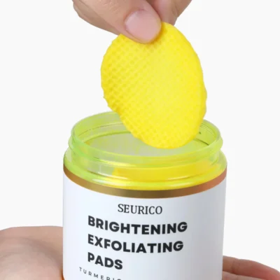 Seurico™ Turmeric Kojic Acid Exfoliating Cleansing Pads - Image 3