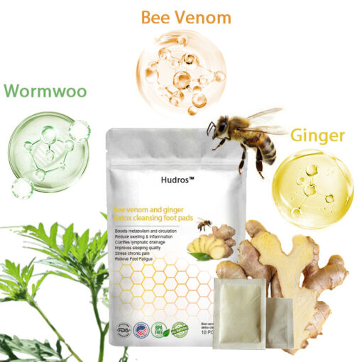 Hudros™ Bee Venom And Ginger Detox Cleasing Foot Pads - Image 5