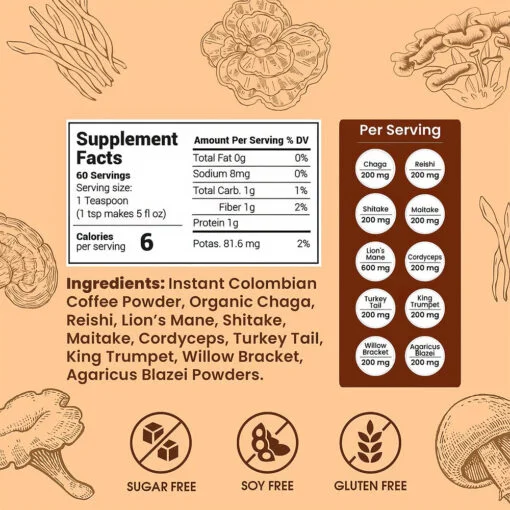 WEBAG MenPower Mushroom Coffee - Image 3