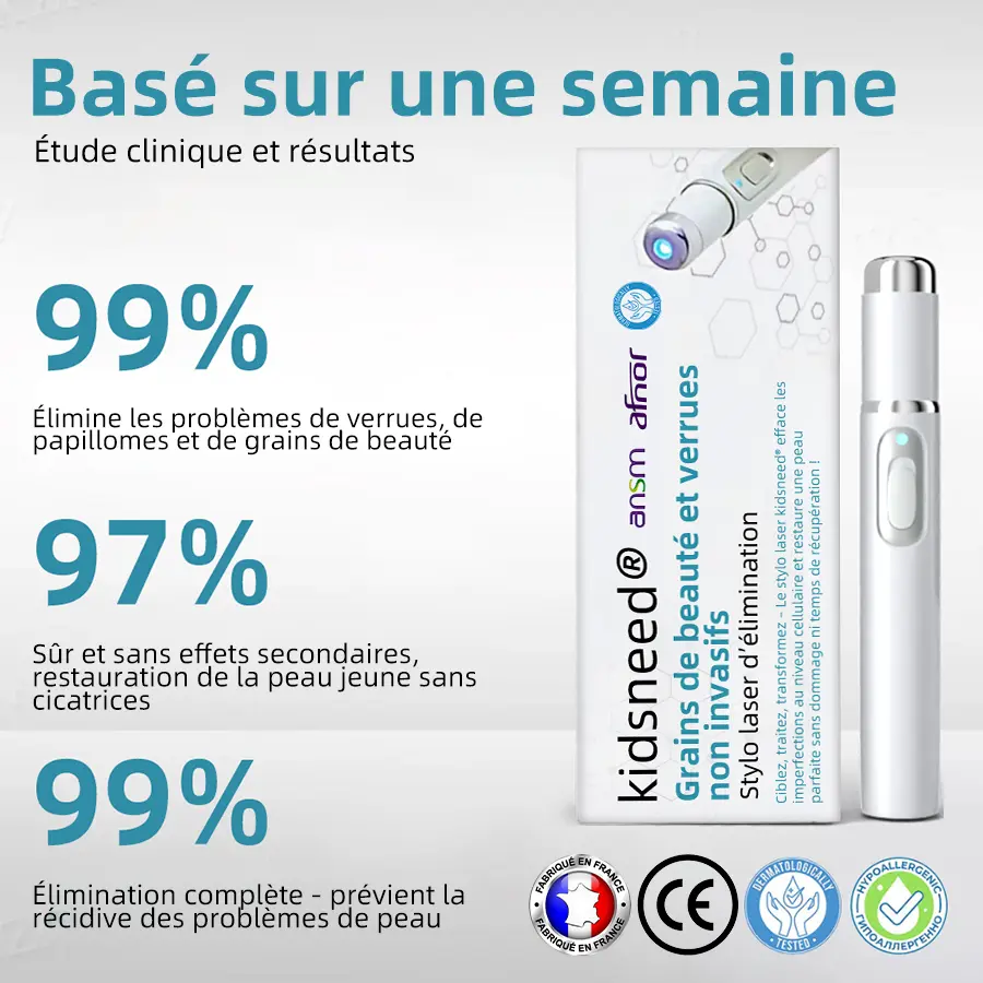 Recommandé par l’ANSM👩⚕️𝐤𝐢𝐝𝐬𝐧𝐞𝐞𝐝® 𝐆𝐫𝐚𝐢𝐧𝐬 𝐝𝐞 𝐛𝐞𝐚𝐮𝐭é 𝐞𝐭 𝐯𝐞𝐫𝐫𝐮𝐞𝐬 𝐧𝐨𝐧 𝐢𝐧𝐯𝐚𝐬𝐢𝐟𝐬 𝐒𝐭𝐲𝐥𝐨 𝐥𝐚𝐬𝐞𝐫 𝐝'é𝐥𝐢𝐦𝐢𝐧𝐚𝐭𝐢𝐨𝐧(Élimination rapide et indolore des verrues, grains de beauté, taches de vieillesse et excroissances cutanées — totalement sans effets secondaires)🎉 - Image 6