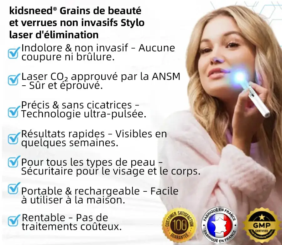 Recommandé par l’ANSM👩⚕️𝐤𝐢𝐝𝐬𝐧𝐞𝐞𝐝® 𝐆𝐫𝐚𝐢𝐧𝐬 𝐝𝐞 𝐛𝐞𝐚𝐮𝐭é 𝐞𝐭 𝐯𝐞𝐫𝐫𝐮𝐞𝐬 𝐧𝐨𝐧 𝐢𝐧𝐯𝐚𝐬𝐢𝐟𝐬 𝐒𝐭𝐲𝐥𝐨 𝐥𝐚𝐬𝐞𝐫 𝐝'é𝐥𝐢𝐦𝐢𝐧𝐚𝐭𝐢𝐨𝐧(Élimination rapide et indolore des verrues, grains de beauté, taches de vieillesse et excroissances cutanées — totalement sans effets secondaires)🎉 - Image 9