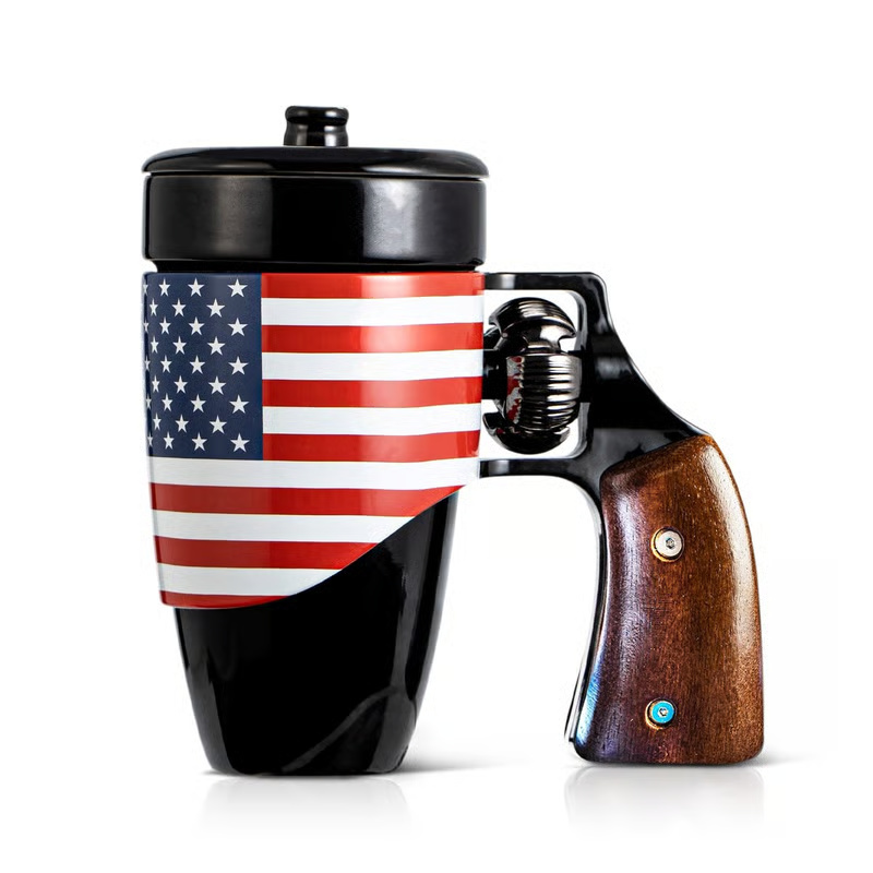 Revolver Handle Coffee Mug