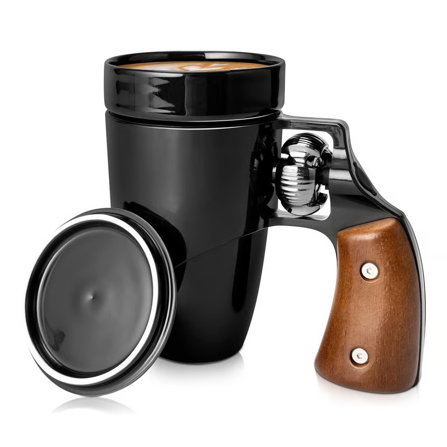 Revolver Handle Coffee Mug - Image 2