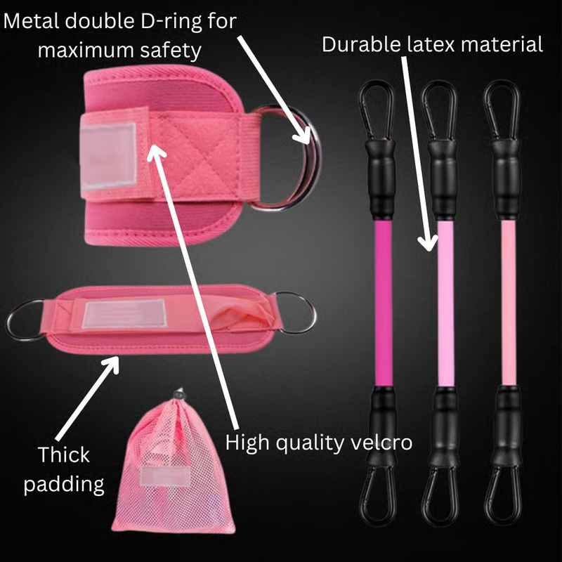 Adjustable Ankle Cuff Resistance Bands - Image 11