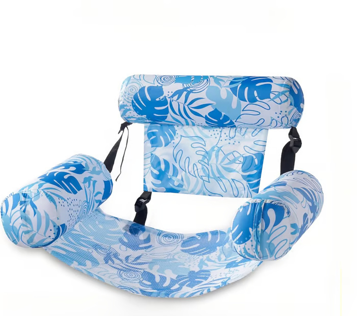 Inflatable Pool Lounger with Back Support - Image 11