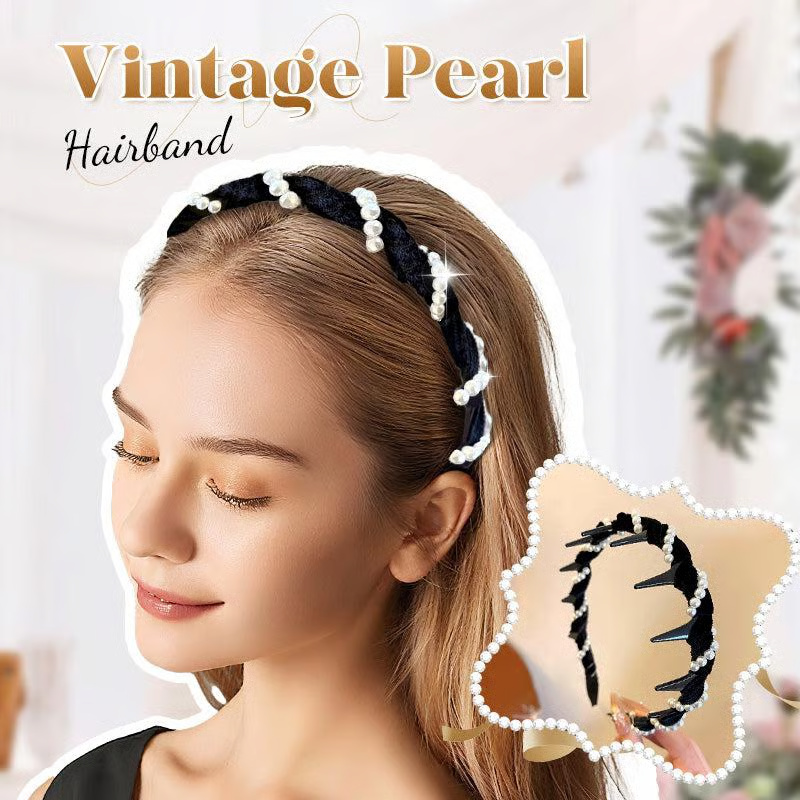 Vintage Pearl Headbands for High Cranium - Image 7