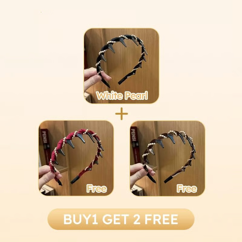 Vintage Pearl Headbands for High Cranium - Image 5